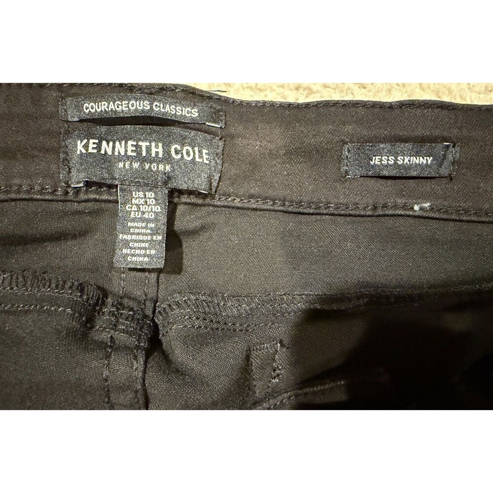Kenneth Cole New York "Jess Skinny" black jeans women's size US 10 - Picture 5 of 7